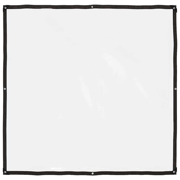 vidaXL Prozirna cerada s ušicama za vezice 2x2 m polietilen