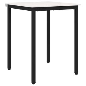 vidaXL Stol za objedovanje Bijelo 60 x 60 x 75 cm Čvrsto borovo drvo
