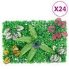 &nbsp;vidaXL Ograda od umjetnih biljaka&nbsp;24 kom zelena 40 x 60 cm