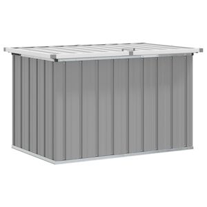 vidaXL Vrtna kutija za pohranu siva 109 x 67 x 65 cm