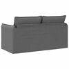 vidaXL Sofa Tamno siva 156 x 82 x 85 cm tkanina