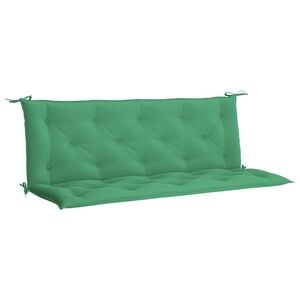 vidaXL Jastuk za vrtnu klupu zeleni 150x(50+50)x7 cm od tkanine Oxford