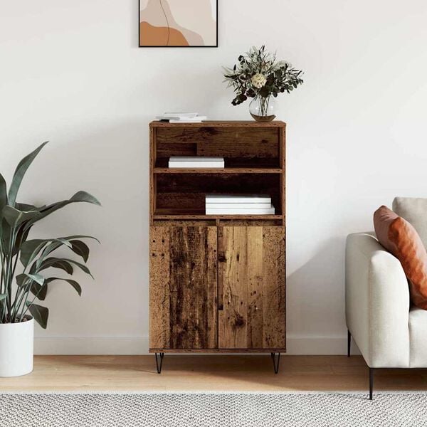 vidaXL Highboard Smeđa 60 x 36 x 110 cm Konstruirano drvo