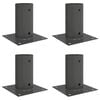 vidaXL Okrugli sidri&scaron;te u zemlji 4 pcs Antracit 15 x 15 x 15 cm Metal