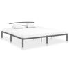 vidaXL Okvir za krevet sivi metalni 200 x 200 cm