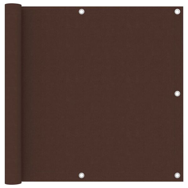 vidaXL Balkonski zastor smeđi 90 x 300 cm od tkanine Oxford