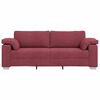 vidaXL Sofa Vinska crvena 219 x 77 x 82 cm tkanina
