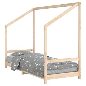 vidaXL Okvir za dječji krevet 80 x 200 cm od masivne borovine