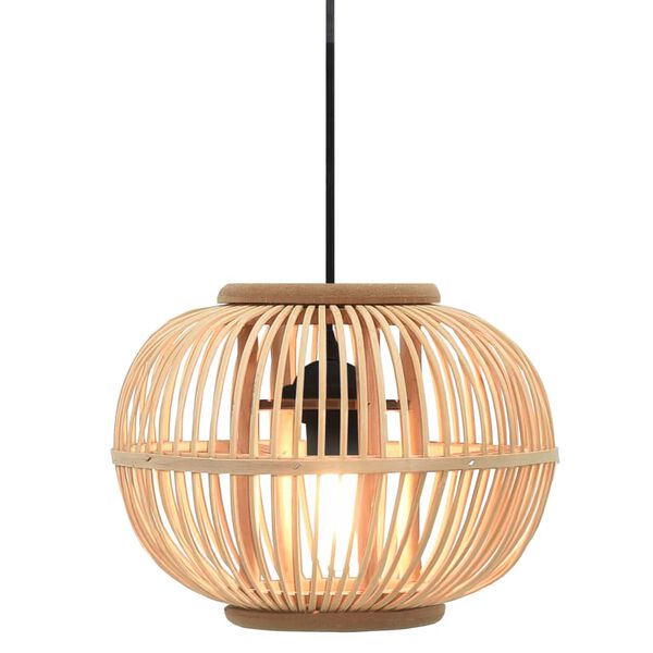 vidaXL Viseća svjetiljka od vrbe 40 W 30 x 22 cm kuglasta E27