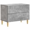 vidaXL Noćni ormarić Betonska siva 62 x 34,5 x 48 cm Konstruirano drvo