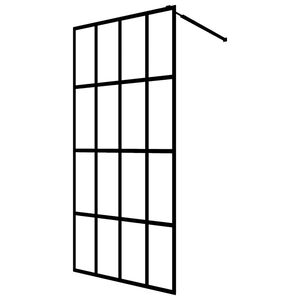 vidaXL Pregrada za tu&scaron;iranje od prozirnog kaljenog stakla 90 x 195 cm