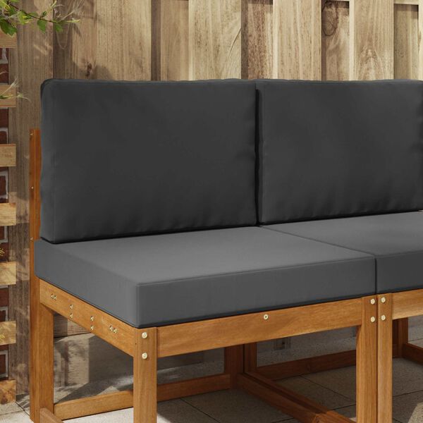 vidaXL Jastuk za vanjsku sofU 2 pcs Antracit Poliester