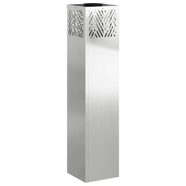 vidaXL Solarna LED svjetlost za stazu 2 pcs Srebrno Galvanizirano