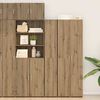 vidaXL Highboard 2 pcs Umjetnički hrast 30 x 42,5 x 185 cm