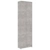 vidaXL Ormar za predsoblje boja betona 55x25x189 cm konstruirano drvo