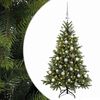 vidaXL Umjetno božićno drvce s kuglicom 150 cm 150 LED lampica