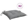 vidaXL Jastuci za stolice 2 kom sivi 50 x 50 x 7 cm od tkanine Oxford