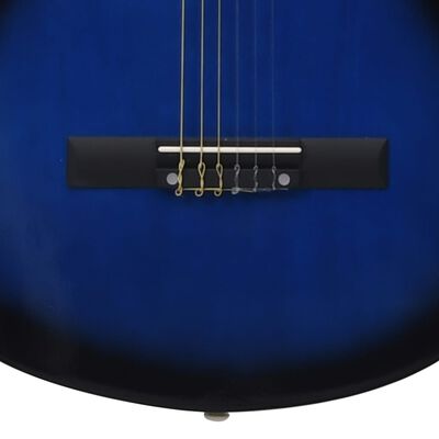 vidaXL Klasična gitara za početnike plava 4/4 39" od drva lipe