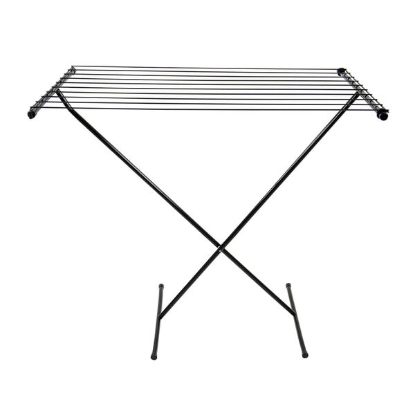 Bo-Camp stalak za su&scaron;enje rublja čelični crni 9 m
