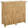 vidaXL Vanjski bar stol Prirodna 115 x 55 x 105 cm Bambus