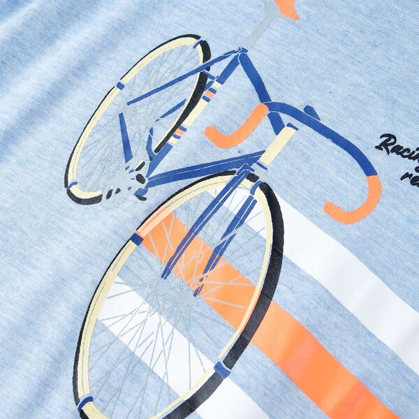 Dječja majica nježnoplava pro&scaron;arana 116