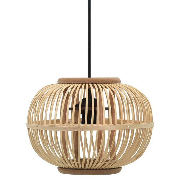 vidaXL Viseća svjetiljka od vrbe 40 W 30 x 22 cm kuglasta E27