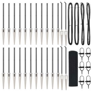 vidaXL Stup za ogradu Siva