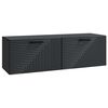 vidaXL TV ormar za zid Zidne Crna 98 x 31 x 30 cm Konstruirano drvo