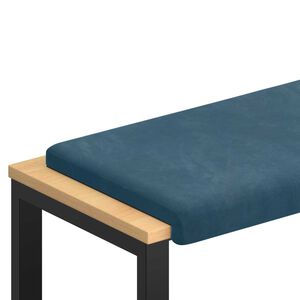 vidaXL Jastučić za klupu Bar&scaron;un Plava Dubina 35 cm