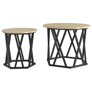 vidaXL Bocni stol 2 kom. Sonoma hrast 50 x 50 x 40 cm