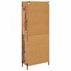 vidaXL Highboard Zidne Staro drvo 69,5 x 34 x 180 cm Konstruirano drvo