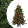 vidaXL Umjetno božićno drvce s kuglicom 150 cm 150 LED lampica