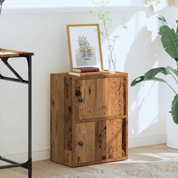 vidaXL Regal za knjige boja starog drva 40x24x52 cm konstruirano drvo