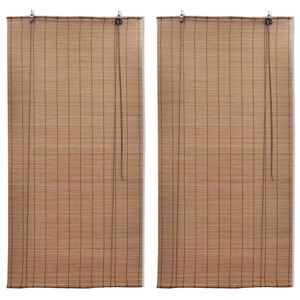 vidaXL Rolete od bambusa 2 kom 150 x 220 cm smeđe