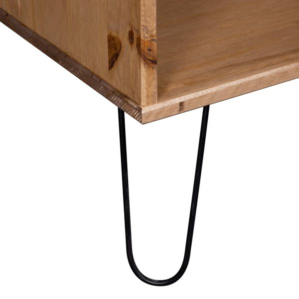 vidaXL Stolić za kavu New York boja drva od masivne borovine