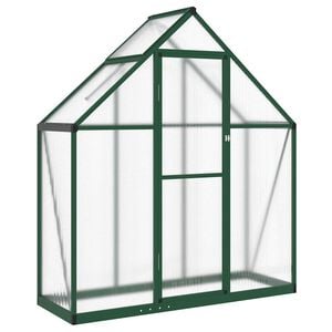 vidaXL Staklenik s okvirom zeleni 169 x 58 x 195 cm aluminijski