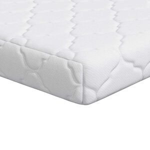 vidaXL Madrac Bijelo 60 x 120 cm Žakar tkanina