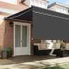 vidaXL Skrovita tenda Antracit 500 &times; 300 cm Poliester i aluminij