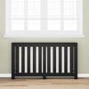 vidaXL Pokrivač radijatora Crni hrast 149 x 20 x 82 cm