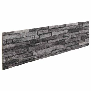 vidaXL Zidne panele 10 kom. 100 x 25 cm Antracit EPS pjena