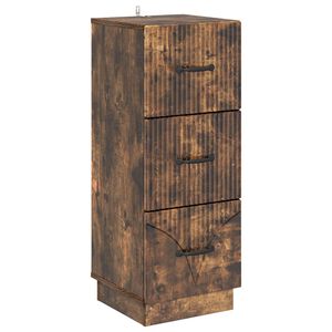 vidaXL Ormar s ladicama 33 x 34,5 x 87 cm Konstruirano drvo