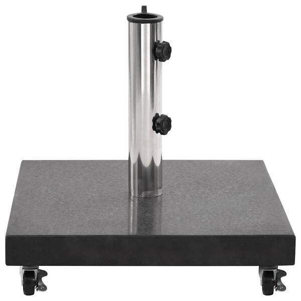 vidaXL Stalak za suncobran od granita 30 kg četvrtasti crni