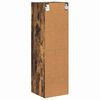 vidaXL Viseći ormarić s pohranom Dimljeni hrast 30 x 29,5 x 100 cm
