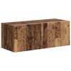 vidaXL Set TV komoda Zidne 4 pcs Staro drvo Konstruirano drvo