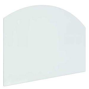 vidaXL Staklena ploča za kamin *Transparent*an 80 x 60 cm Stakl