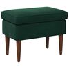 vidaXL Stolica za noge Tamnozelena 55 x 35 x 41 cm Bar&scaron;un