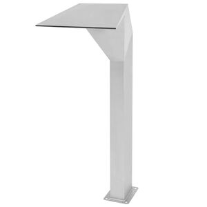 vidaXL Fontana za bazen od nehrđajućeg čelika 50 x 30 x 90 cm srebrna