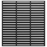 vidaXL Panel za ogradu WPC 180 x 180 cm crni