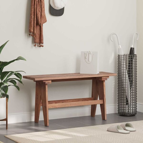 vidaXL klupa Prirodna 100 x 30 x 50 cm Čvrsto drvo iz reciklaže