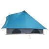 vidaXL Tipi &scaron;ator s krovom s pohranom Plava 358 x 296 x 258 cm taft